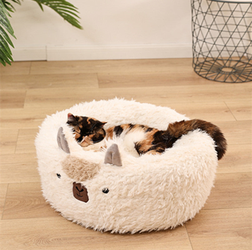 Pet Nest | Warm  Plush Pet Bed