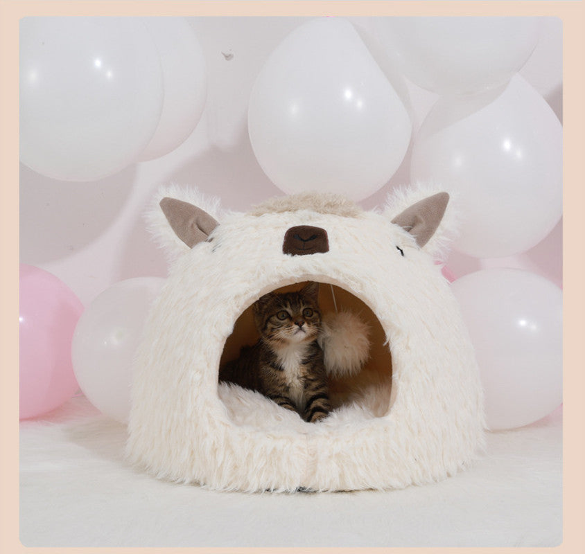 Pet Nest | Warm  Plush Pet Bed