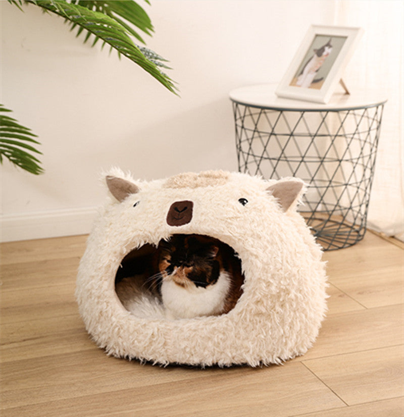 Pet Nest | Warm  Plush Pet Bed