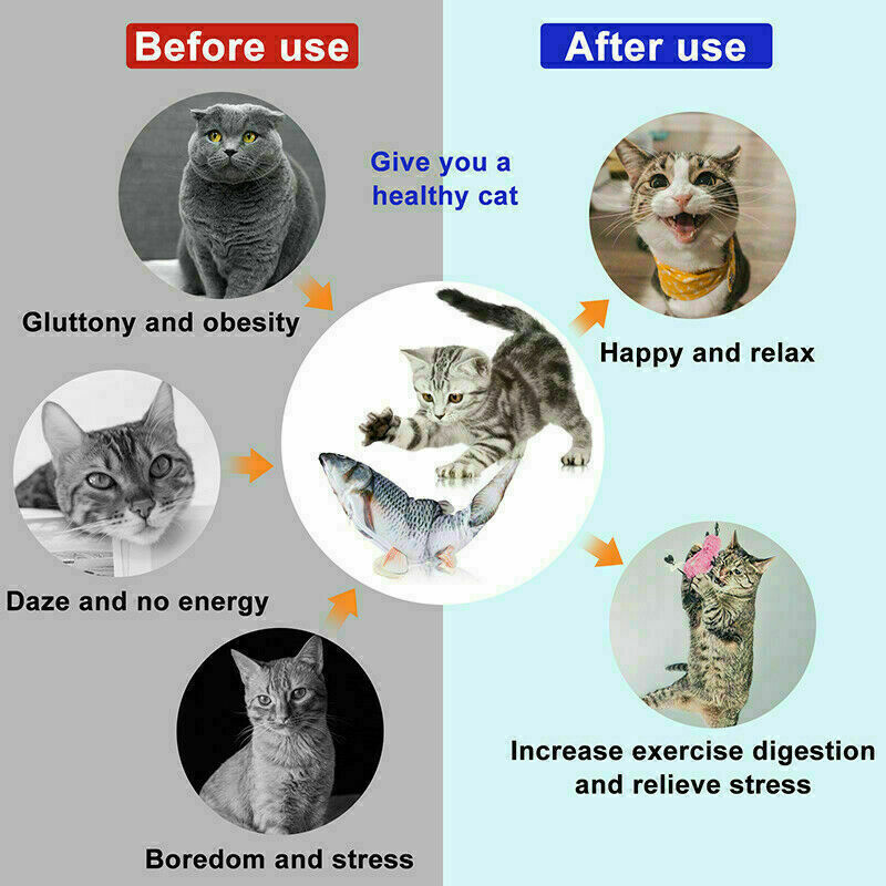 Electric Fish Cat Toy | Realistic Kitten Fish  Toys